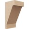 Ekena Millwork 5"W x 5"D x 10"H Wide Burlington Rough Cedar Woodgrain TimberThane Corbel, Primed Tan CORUR05X05X10BURRCPR - alternate 1